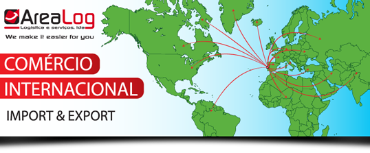 AreaLog importacao e exportacao
